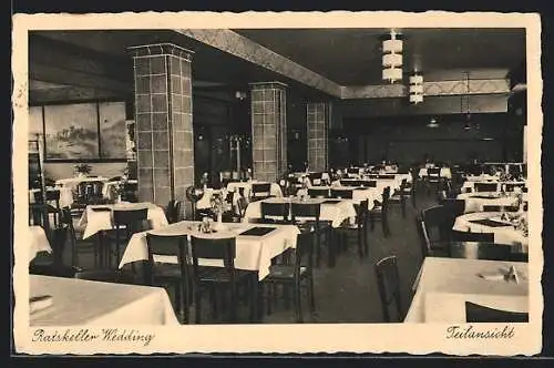 AK Wedding, Gasthaus Ratskeller, Teilansicht