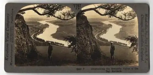 Stereo-Fotografie Keystone View Co., Meadville, Ansicht Tay / Schottland, the beautifl Valley of the Tay