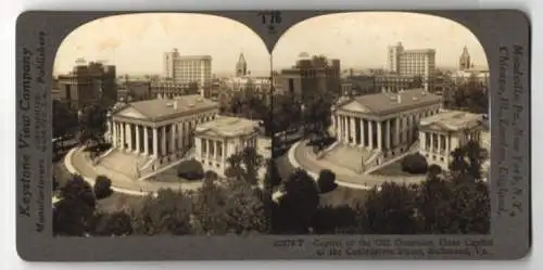 Stereo-Fotografie Keystone View Co., Meadville, Ansicht Richmond / VA., Capitol of the old Dominion