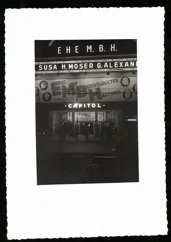 Fotografie unbekannter Fotograf, Ansicht Berlin-Charlottenburg, Kino Capitol, Auguste-Viktoria-Platz (Breitscheidplatz)