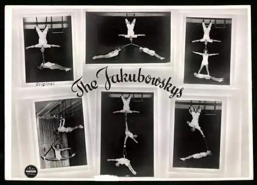 Fotografie Mahler, Hamburg, Akrobaten The Jakubowskys, Akrobaten bei verschiedenen Figuren