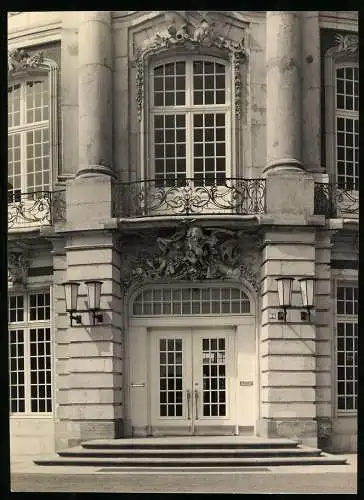 Fotografie unbekannter Fotograf, Ansicht Münster i. W., Schloss-Portal