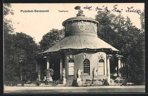 AK Potsdam, Sanssouci, Teehaus