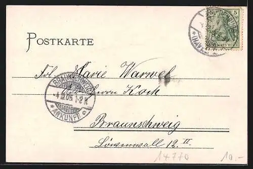 AK Brandenburg a. H., Altstadt aus der Vogelschau