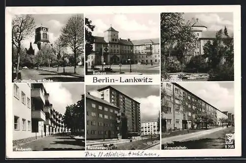 AK Berlin-Lankwitz, Frobenstrasse, Havensteinstrasse, Renatenweg