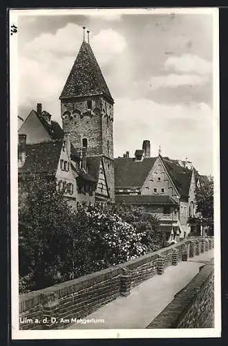 AK Ulm a. d. D., Am Metzgerturm