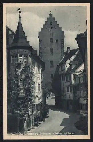 AK Meersburg / Bodensee, Obertor und Bären