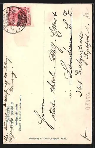 AK Zwickau i. Sa., Markt mit Marienkirche