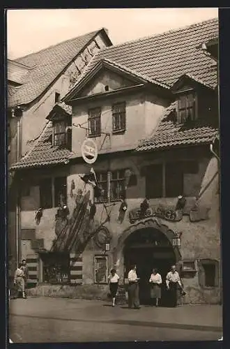 AK Saalfeld /Saale, HO-Gaststätte Das Loch