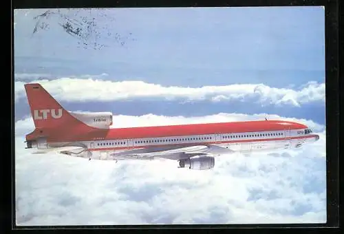 AK Flugzeug Tristar L-1011-1 über den Wolken, LTU