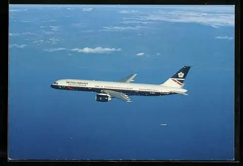 AK Flugzeug Boeing 757 der British Airways in der Luft