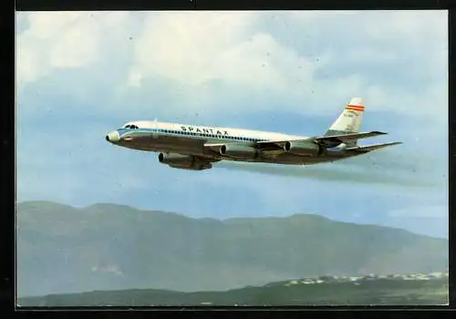 AK Flugzeug, Spantax in der Luft