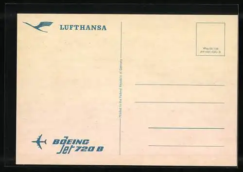 AK Boeing Jet 720 B, Lufthansa