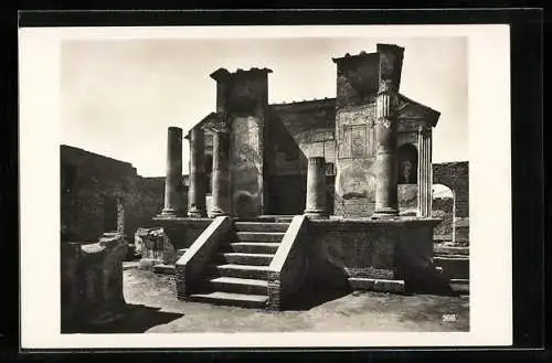 AK Neapel, Pompeji, Tempel der Isis