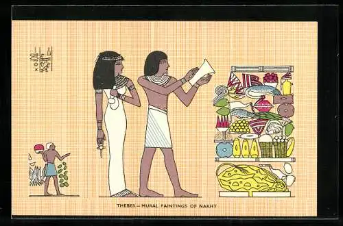 AK Thebes, Mural Paintings of Nakht