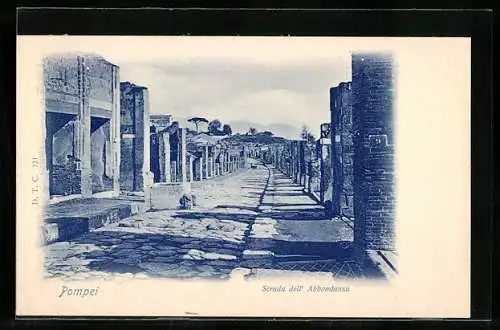 AK Pompei, Strada dell` Abbondanza