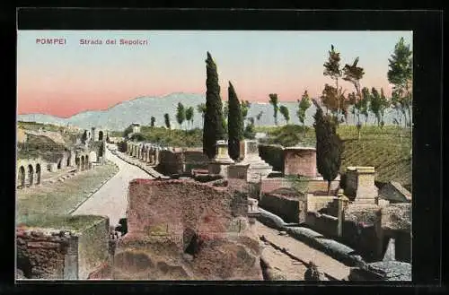 AK Pompei, Strada dei Sepolcri