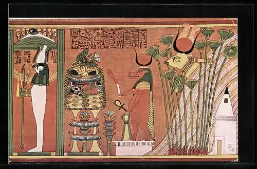 AK Egypt, Osiris Saker within a shrine