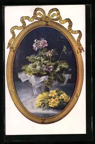 Künstler-AK Brüder Kohn (B.K.W.I) Nr. 2384: Primeln