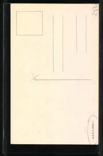 Künstler-AK Brüder Kohn (B.K.W.I) Nr.4656-1: Sommerluft, drei Engel sitzen musizierend auf einer Blume