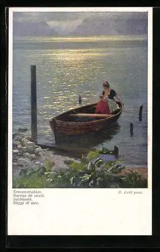 Künstler-AK Brüder Kohn (B.K.W.I) Nr.2472: Sonnenstrahlen