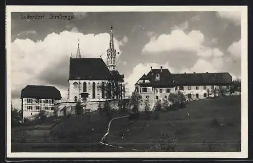 AK Judendorf-Strassengel, Ortspartie mit Kirche