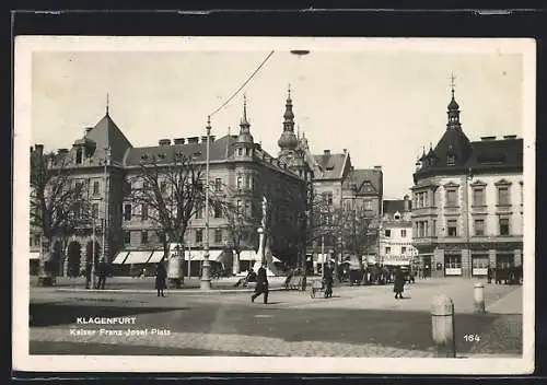 AK Klagenfurt, Kaiser Franz Josef Platz