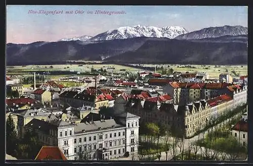 AK Klagenfurt, Neu-Klagenfurt mit Obir im Hintergrund