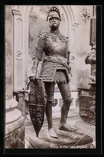 Foto-AK Fritz Gratl: König Arthur von England