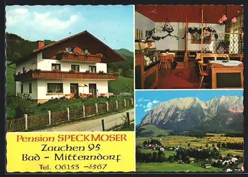 AK Bad Mitterndorf, Hotel Pension Speckmoser, Zauchen95