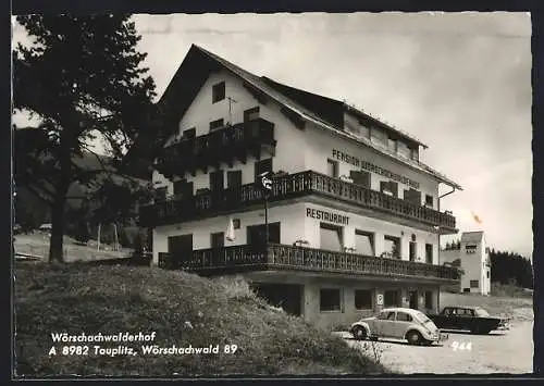 AK Tauplitz, Pension & Restaurant Wörschachwalderhof, Wörschachwald 89, VW-Käfer