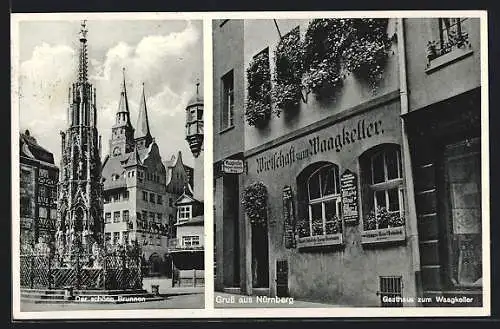 AK Nürnberg, Gaststätte Waagkeller, Waaggasse 3