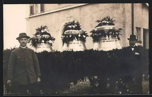 Foto-AK Ehingen a. D., Glockenweihe 1922