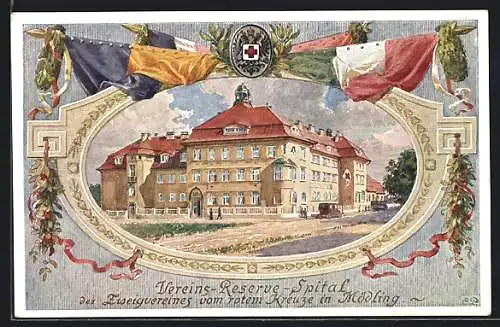 AK Mödling, Vereins-Reserve-Spital des Zweigvereins vom Roten Kreuz