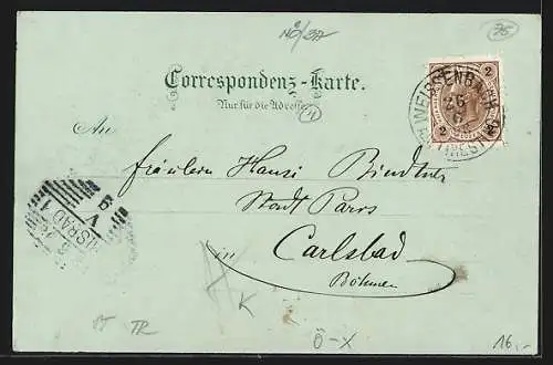 Mondschein-Lithographie Weissenbach a. d. Triesting, Herz-Jesu-Kirche, Ortsansicht aus der Vogelschau