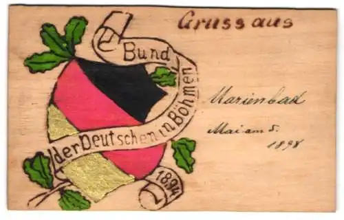 Holz-AK Bund der Deutschen in Böhmen, Wappen