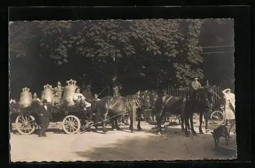 Foto-AK Grossgmain, Glockenweihe 1926