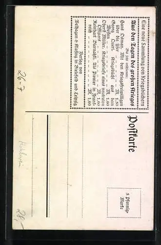 Künstler-AK Ludwig Hohlwein: Husar zu Pferd