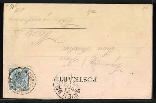 AK Grödig, Drachenloch, Franz Billmayers Gasthof, Ortsansicht