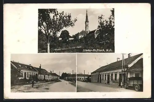 AK Nieder-Russbach, Gastwirtschaft Anton Pfeifer, Kirche