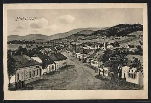 AK Michelhausen, Michelndorf mit Kirche