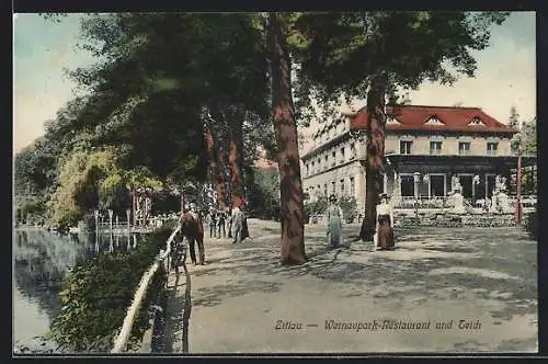 AK Zittau, Weinaupark-Restaurant & Teich