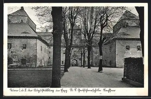 AK Augustusburg i. Erzg., Turm I. und II., N.S. Gauführerschule Sachsen