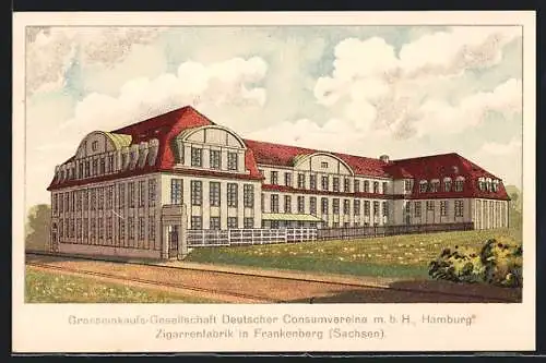 AK Frankenberg, Grosseinkaufs-Gesellschaft Deutscher Konsumvereine mbH, Zigarrenfabrik