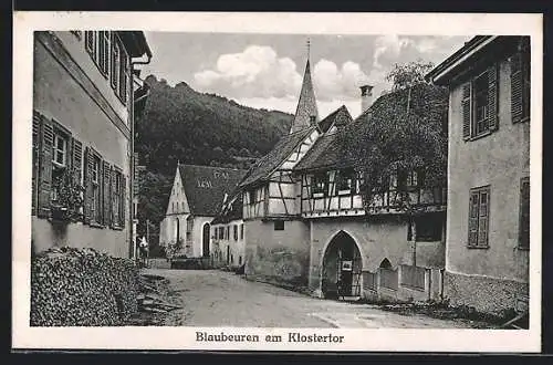 AK Blaubeuren, am Klostertor