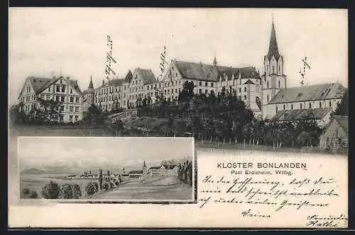 AK Bonlanden, Kloster, Ortsansicht