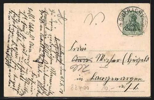 AK Biberach, Blick über den Marktplatz