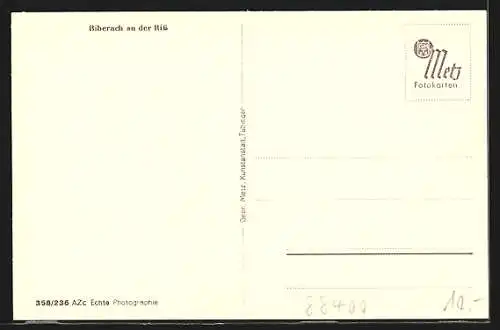 AK Biberach an der Riss, Carl Wiesler`s Friseurgeschäft am Platz