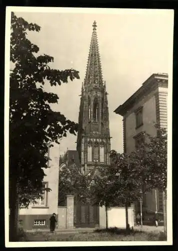 Fotografie unbekannter Fotograf, Ansicht Münster i. W., Turm der Kathedrale