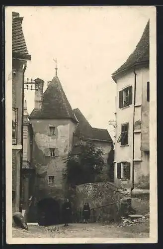 AK Frohnleiten, Tabor, Strassenpartie mit Torturm